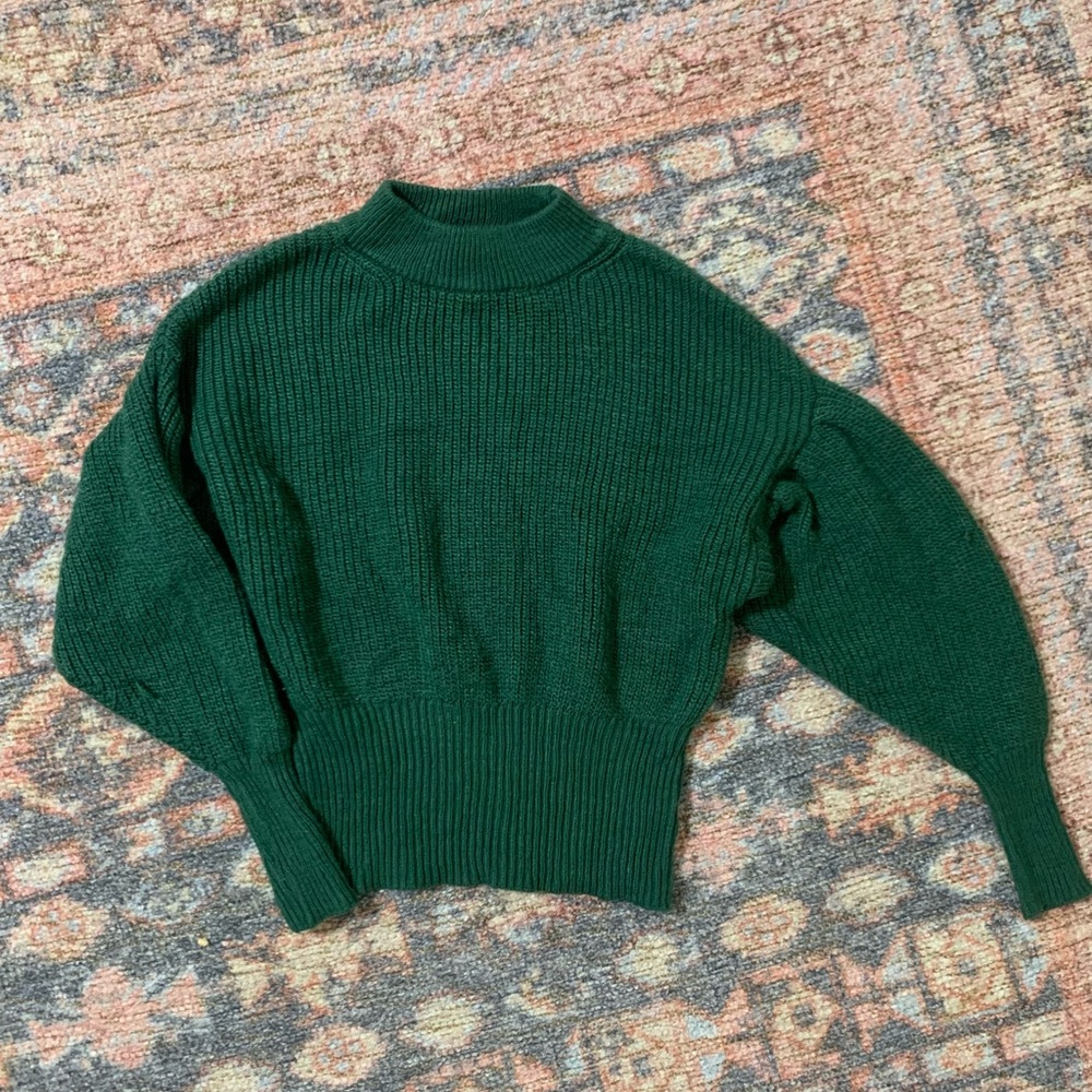 Puffed Sleeve Sweater